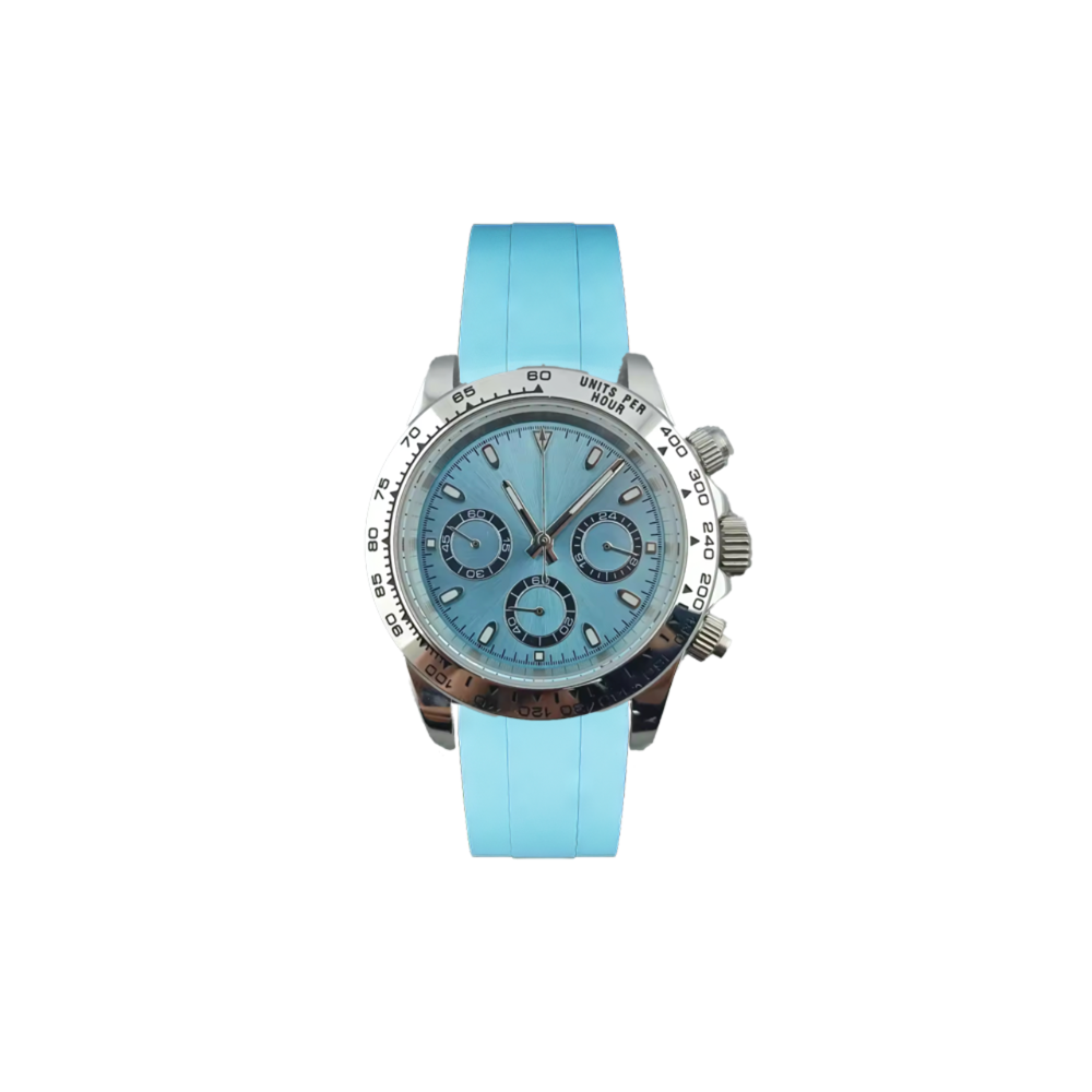 Teal Platinum Dayto x Tiffany Rubber Strap