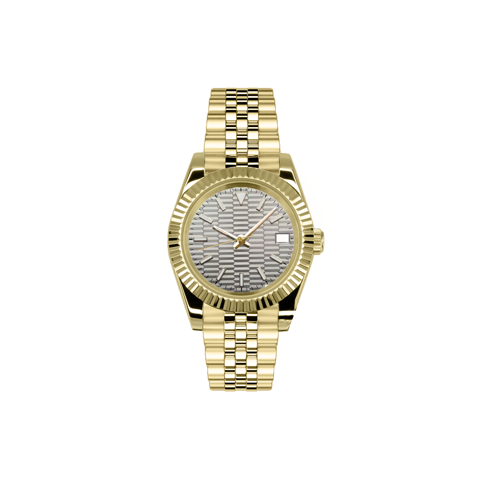 Gold x Ribbed Pattern